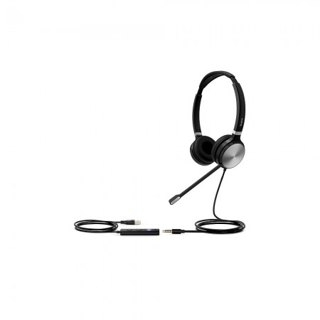 YEALINK UH37 Dual Teams - проводная стерео гарнитура YEALINK UH37 Dual Teams - проводная стерео гарнитура